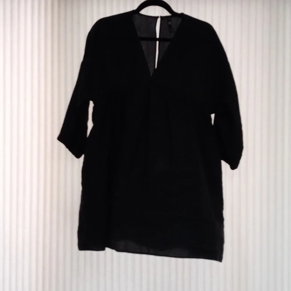 Zara V-neck lined dress Size M - Picture 2 of 8
